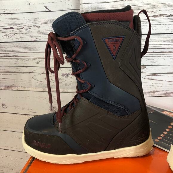 THIRTYTWO LASHED 2017-2018 SNOWBOARD MENS BOOTS BROWN size 8 - Picture 7 of 12
